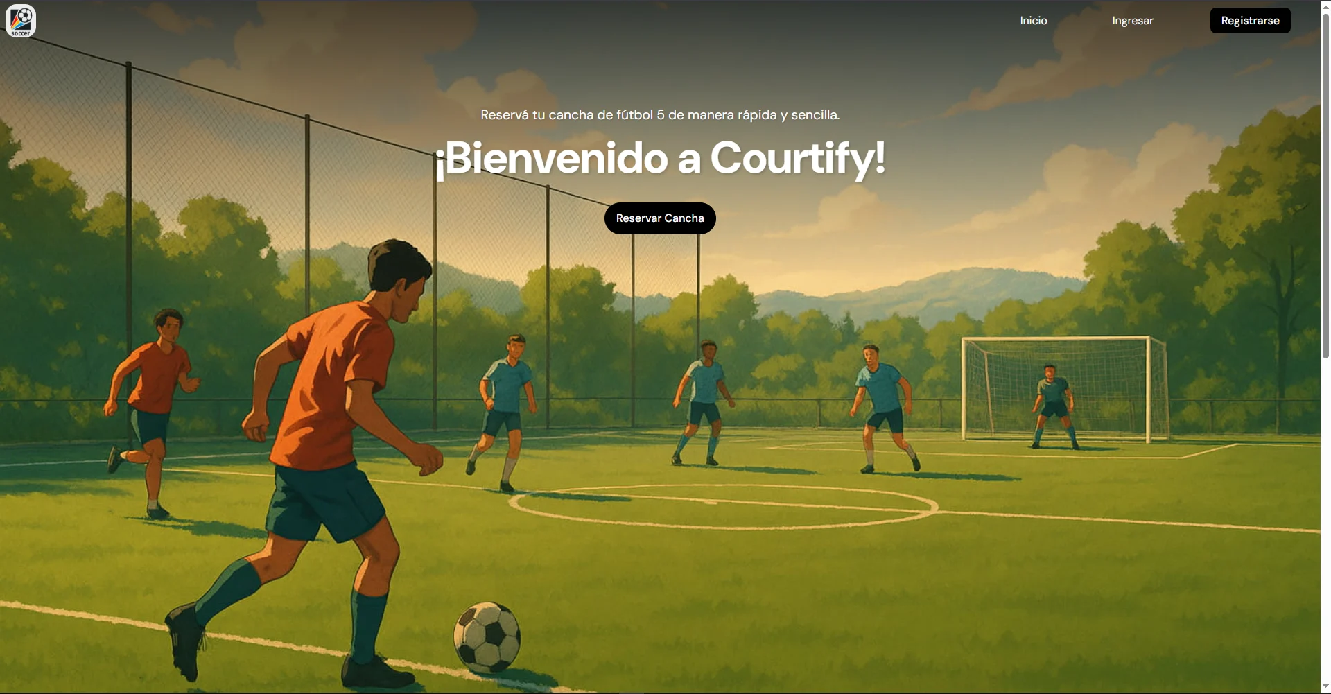 Vista previa del proyecto Courtify